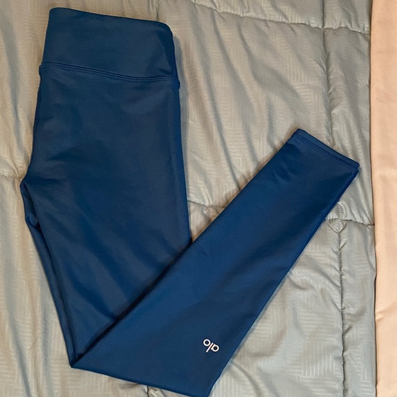 ALO Yoga Pants - ALO Yoga Teal/Blue Leggings